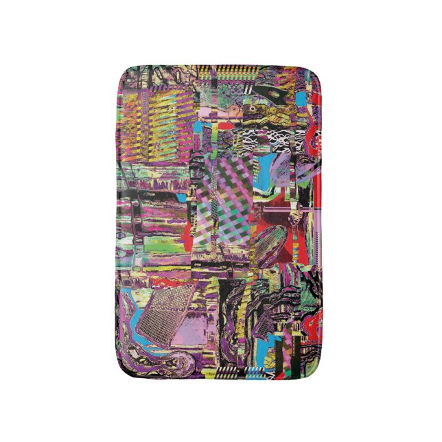 Tapete De Banheiro Bath Mat – Urban Fractals (Frente Vertical)