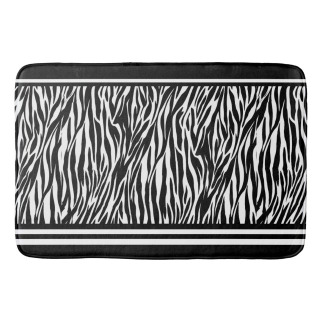 Tapete De Banheiro Bath Mat/Zebra Pattern (Frente)
