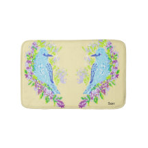 Bath Mats/ Blue Birds