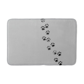 TAPETE DE BANHEIRO BATHMAT - CAT PAW PRINTS/TRACKS