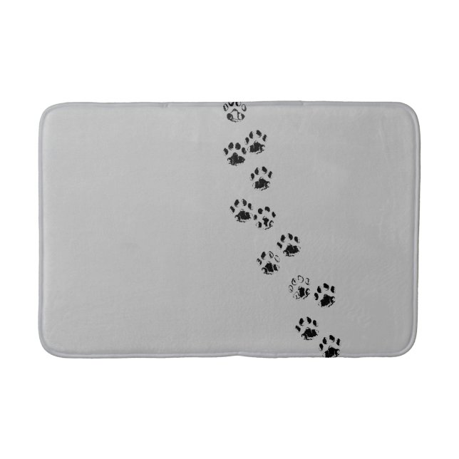 TAPETE DE BANHEIRO BATHMAT - CAT PAW PRINTS/TRACKS (Frente)
