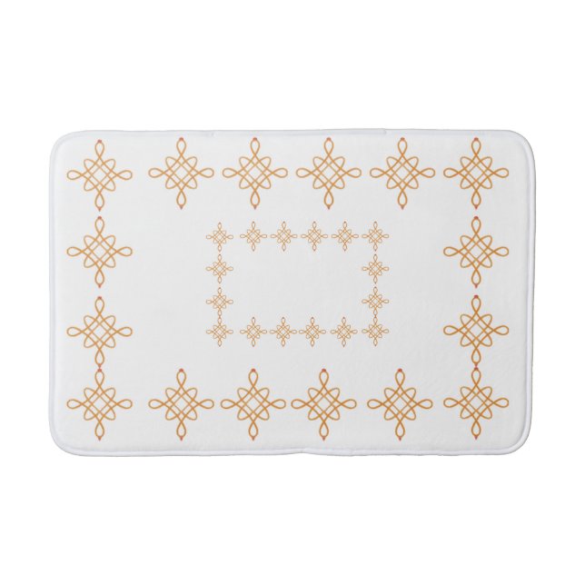 Tapete De Banheiro Bathmat de Design de borda (Frente)