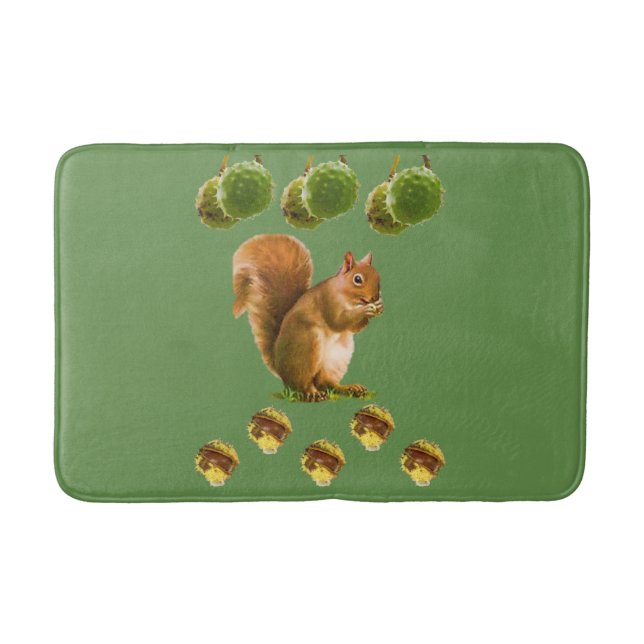 Tapete De Banheiro Bathmat do Squirrel Bathroom (Frente)