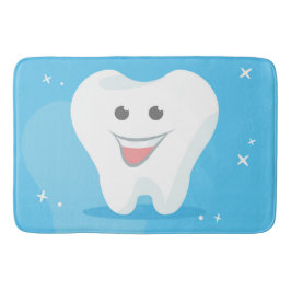 Tapete De Banheiro Bathmat dos dentes sorridente para os dentistas