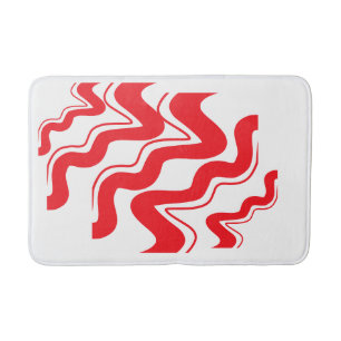 Tapete De Banheiro "Bathmat moderno do padrão Zigzag - Geométrico dou