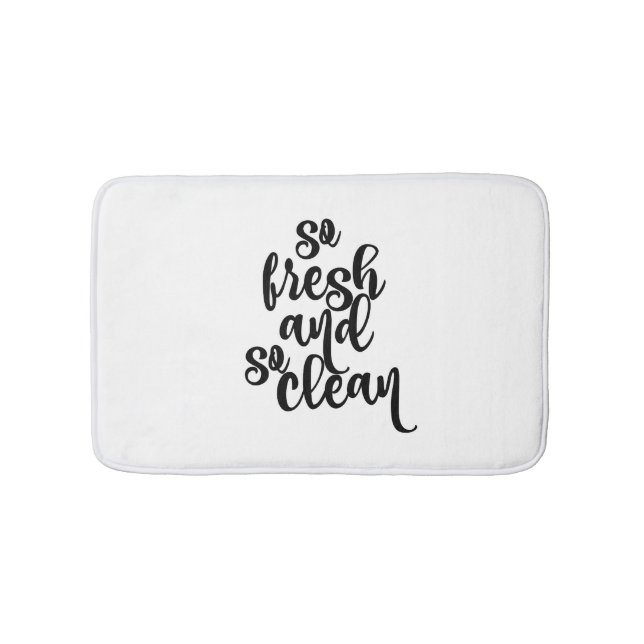 Tapete De Banheiro Bathmat tão novo e tão limpo (frente)