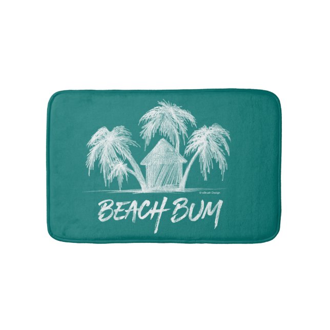 Tapete De Banheiro Beach Bum Bathroom Mat (frente)