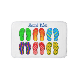 Tapete De Banheiro Beach Vibes Bath Mat