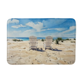 Tapete De Banheiro Beach Viewing Chairs Bath Mat