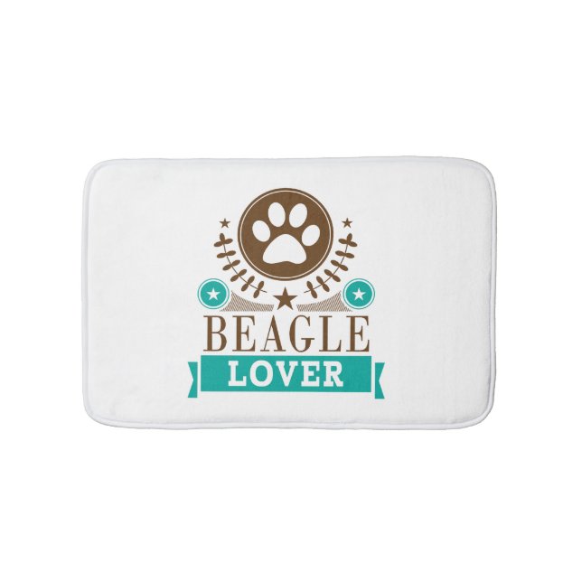 Tapete De Banheiro Beagle Dog Lover (frente)