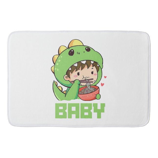 Tapete De Banheiro bebê godzilla (Frente)