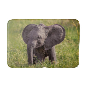 Tapete De Banheiro Bebês Mais Pobres Baby Elephant Kenya Africa