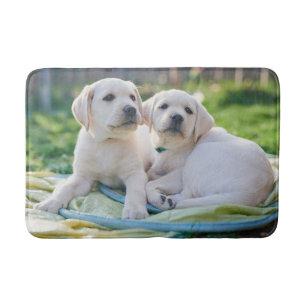 Tapete De Banheiro Bebês Mais Pobres Labrador Amarelo Retrievers