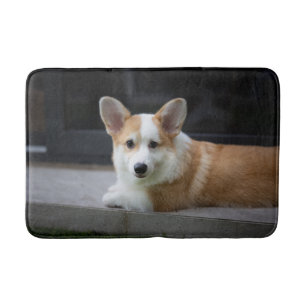 Tapete De Banheiro Bebês Mais Pobres Relaxamento do Corgi Puppy