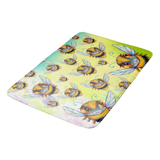 Tapete De Banheiro Bee Busy Bath Mat (Angulado)