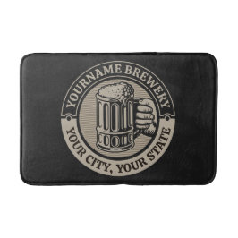 Tapete De Banheiro Beer Breeke Personalizado Brewery Big Mug