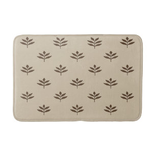 Tapete De Banheiro Beige e Brown deixam Bath Mat
