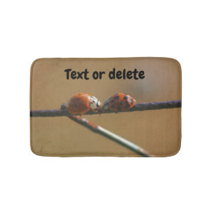 Tapete De Banheiro Beijar Damybugs Em Uma Cerca De Fio Personalizada
