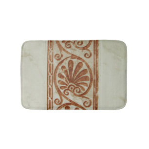 Tapete De Banheiro Beira mediterrânea decorativa de Brown