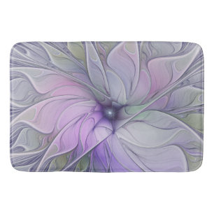 Tapete De Banheiro Beleza Impressionante Flor de Arte Fractal Abstrat