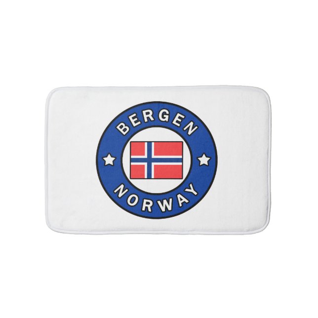 Tapete De Banheiro Bergen Noruega (frente)