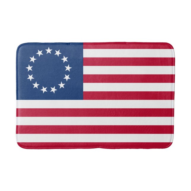 Tapete De Banheiro Betsy Ross American Flag (Frente)