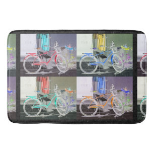 Tapete De Banheiro Bicicleta Ocidental Chave