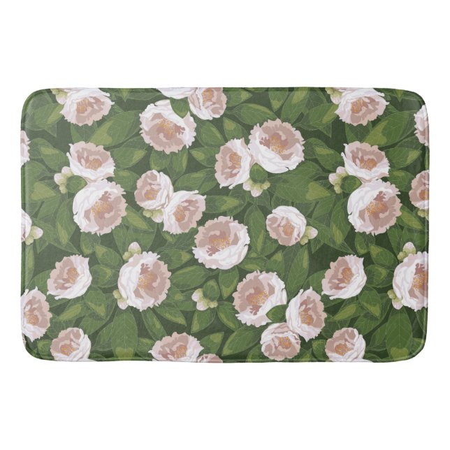 Tapete De Banheiro Big Bloom Camellia Charm (Frente)