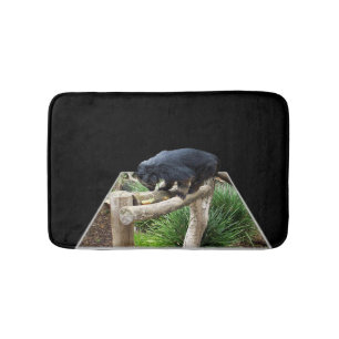 Tapete De Banheiro Binturong, (Gato De Urso) Arte De Poout,