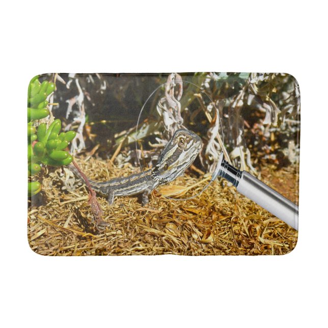 Tapete De Banheiro Biologia De Um Dragão Carborado, (Frente)