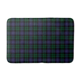 Tapete De Banheiro Black Watch Tartan, Xadrez