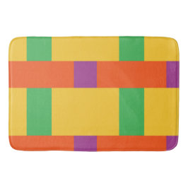 Tapete De Banheiro Blocos de cores