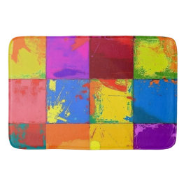Tapete De Banheiro Blocos de cores de gradação de pop Art