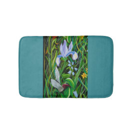 Tapete De Banheiro Blue Hummingbird Bath Mat