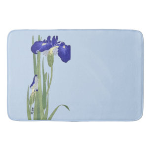 Tapete De Banheiro Blue Irises de Ohara Koson