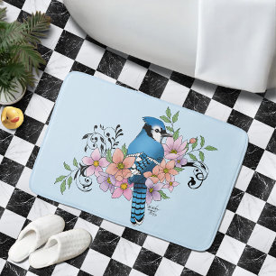 Tapete De Banheiro Blue Jay