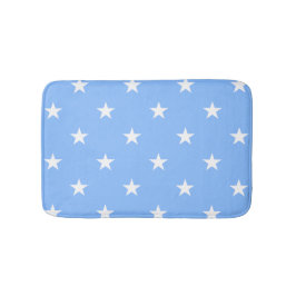 Tapete De Banheiro Blue Large Stars Bath Mat