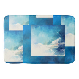 Tapete De Banheiro Blue Sky Bath Rug