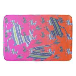 Tapete De Banheiro Blue Stripe Rainbow Kangaroos