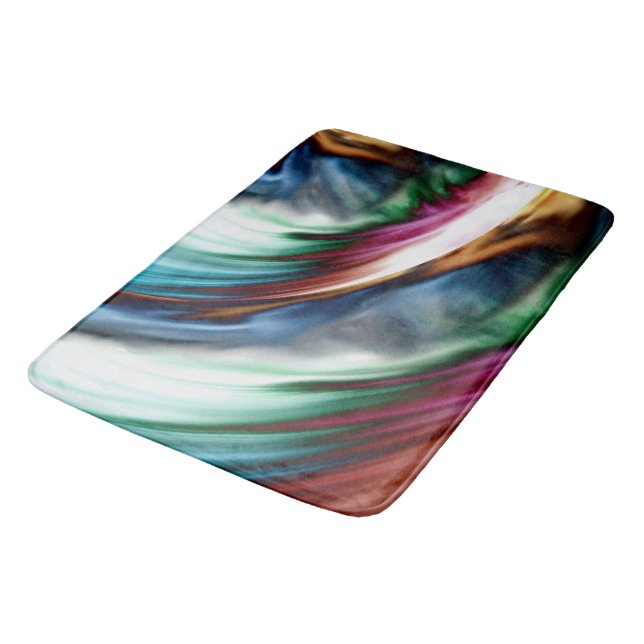 Tapete De Banheiro Blue Valley Whirlwind Rainbow (Angulado)