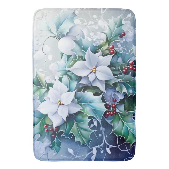 Tapete De Banheiro Blue Winter Bath Mat (Frente Vertical)