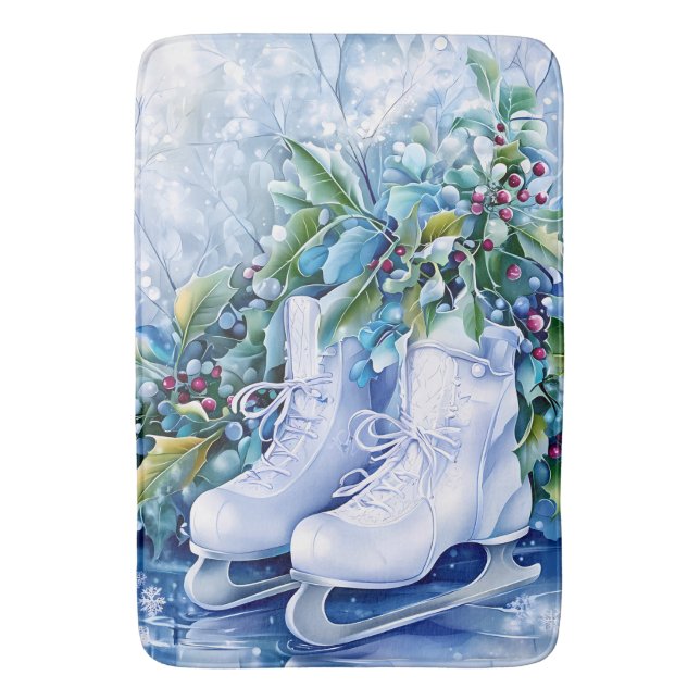 Tapete De Banheiro Blue Winter Bath Mat (Frente Vertical)