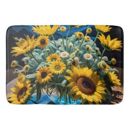 Tapete De Banheiro Bodegón Flores y Noche 1 - 001