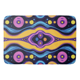 Tapete De Banheiro Boho Abstrato colorido 2