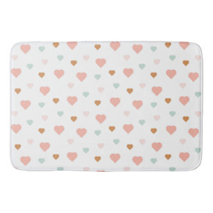 Tapete De Banheiro Boho baby girl pastel ama corações