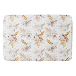 Tapete De Banheiro Boho Bege, Grama das Pampas Terracota Aquarela Nós