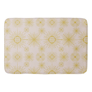 Tapete De Banheiro Boho Celestial Sun Stars Ivory Patterno