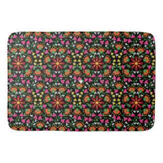 Tapete De Banheiro Boho Design Bold Color Floral