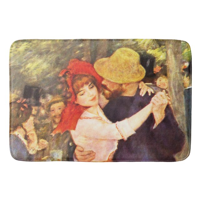 Tapete De Banheiro Bola no Moulin de la GaletteAuguste Renoir (Frente)