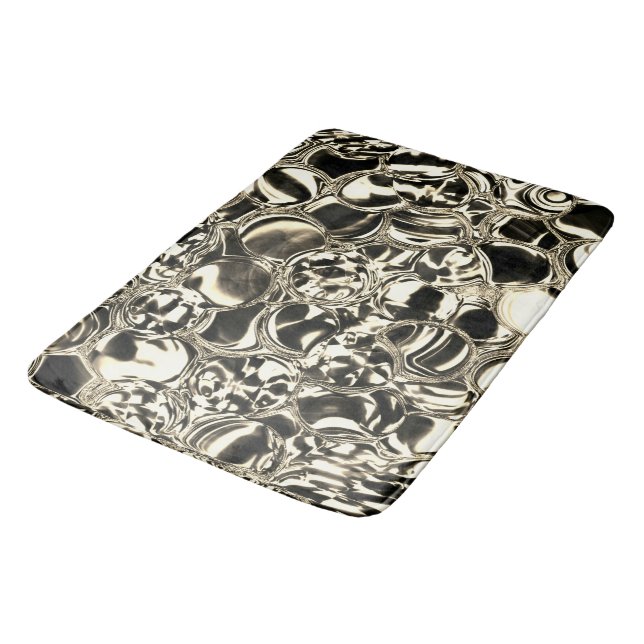 Tapete De Banheiro Bolhas de ouro ou bolhas de vidro? (Angulado)